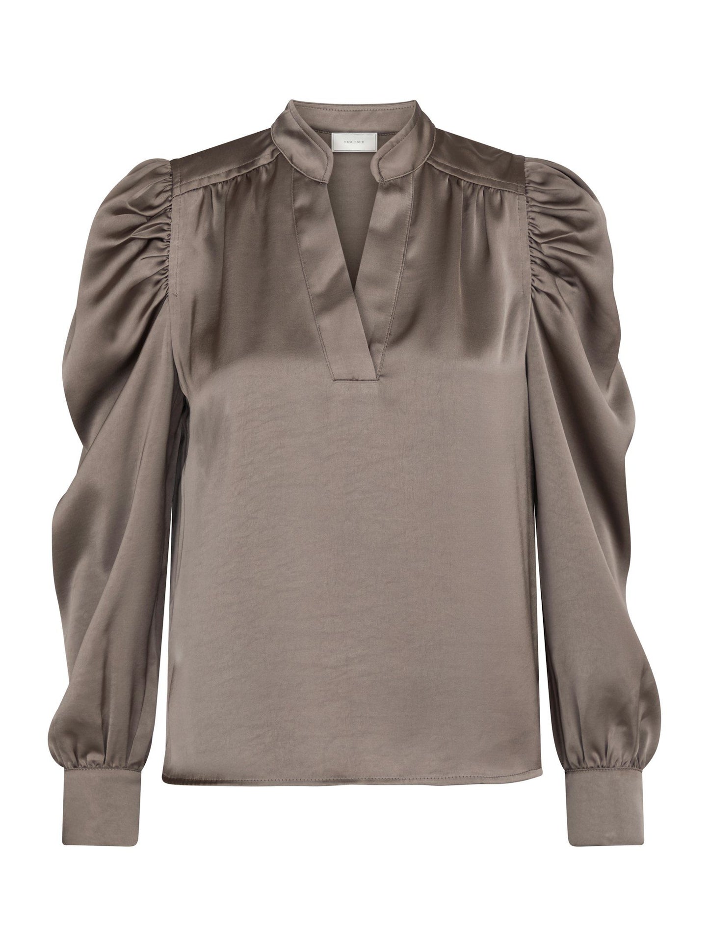 Neo Noir Rosslyn Heavy Sateen Blus