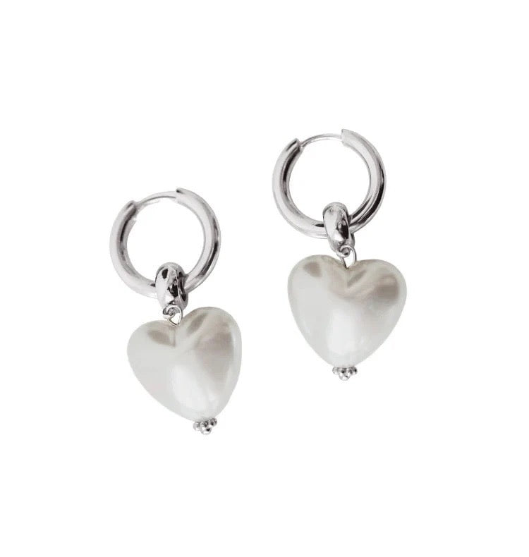 WOS I Heart You Pearl Earrings