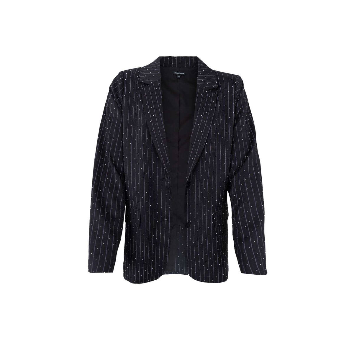 Black Colour Angelica Stone Blazer