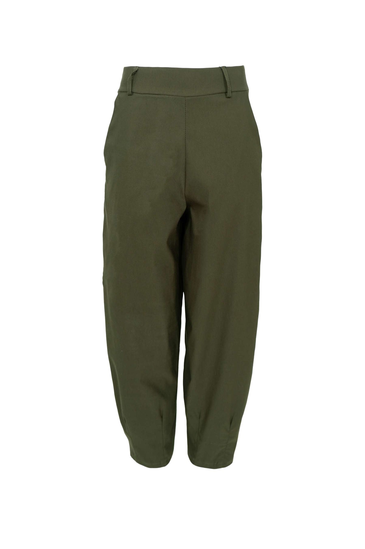 Black Colour Beverly Barrel Pants