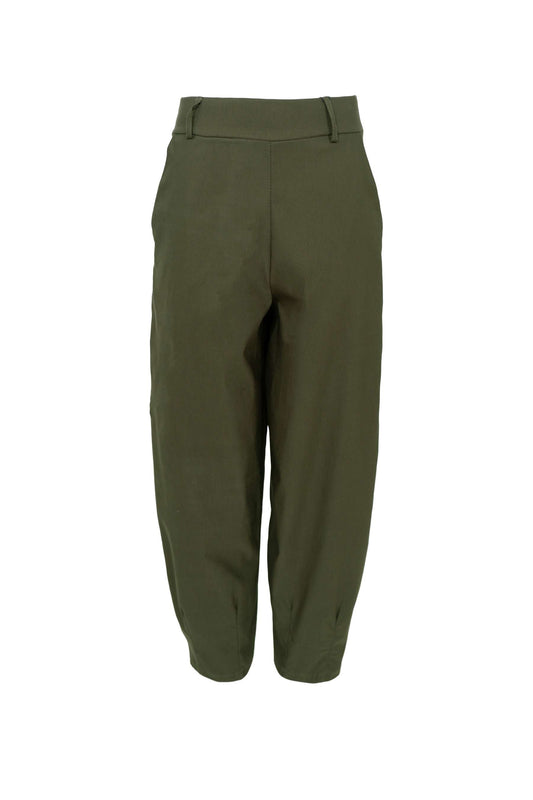 Black Colour Beverly Barrel Pants