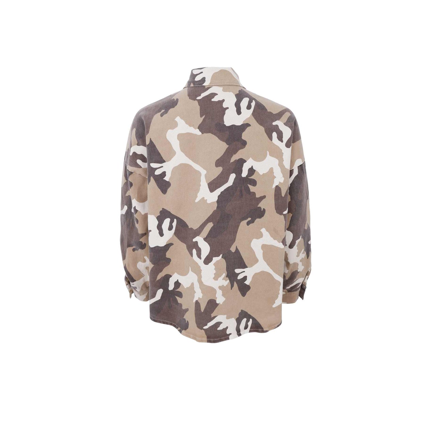 Black Colour Tess Shirt Jacket