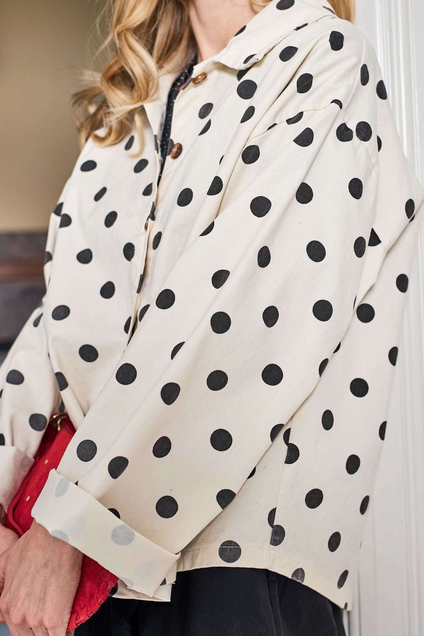 Black Colour Ellie Short Jacket