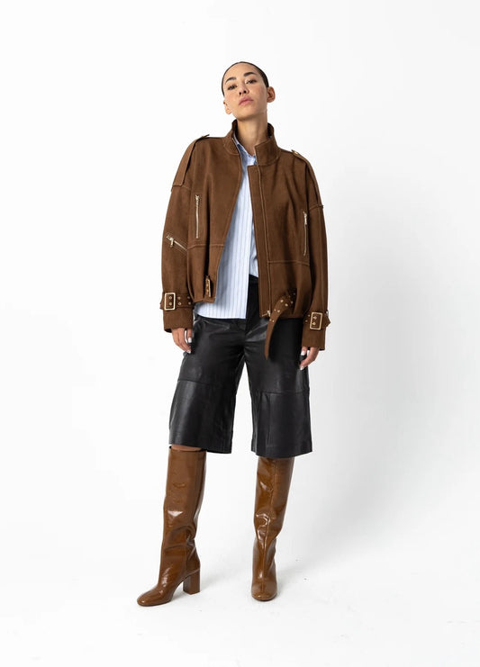 Coster Copenhagen Leather Shorts