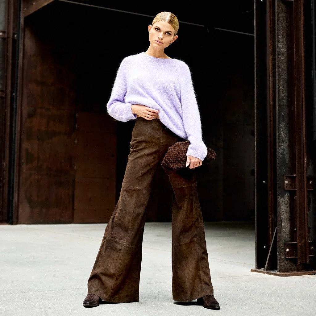 DEPECHE Adiva Suede Pants