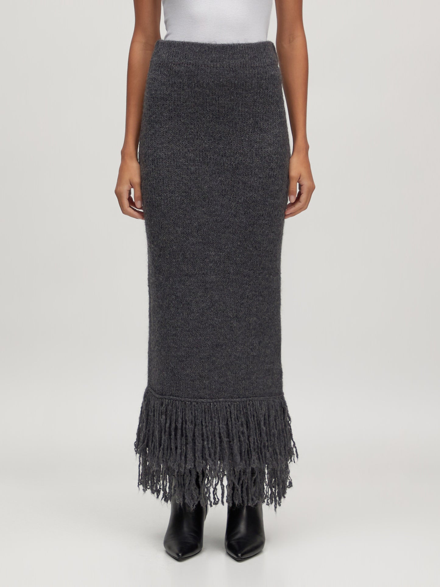 EDITED Jazlyn Alpaca Wool Skirt