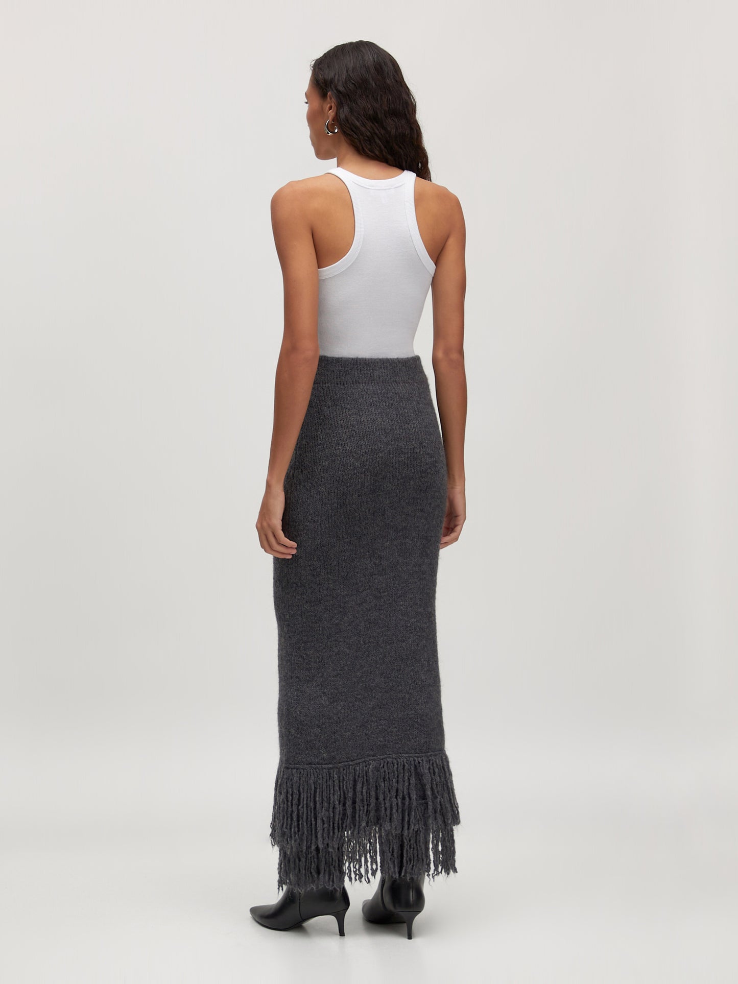 EDITED Jazlyn Alpaca Wool Skirt