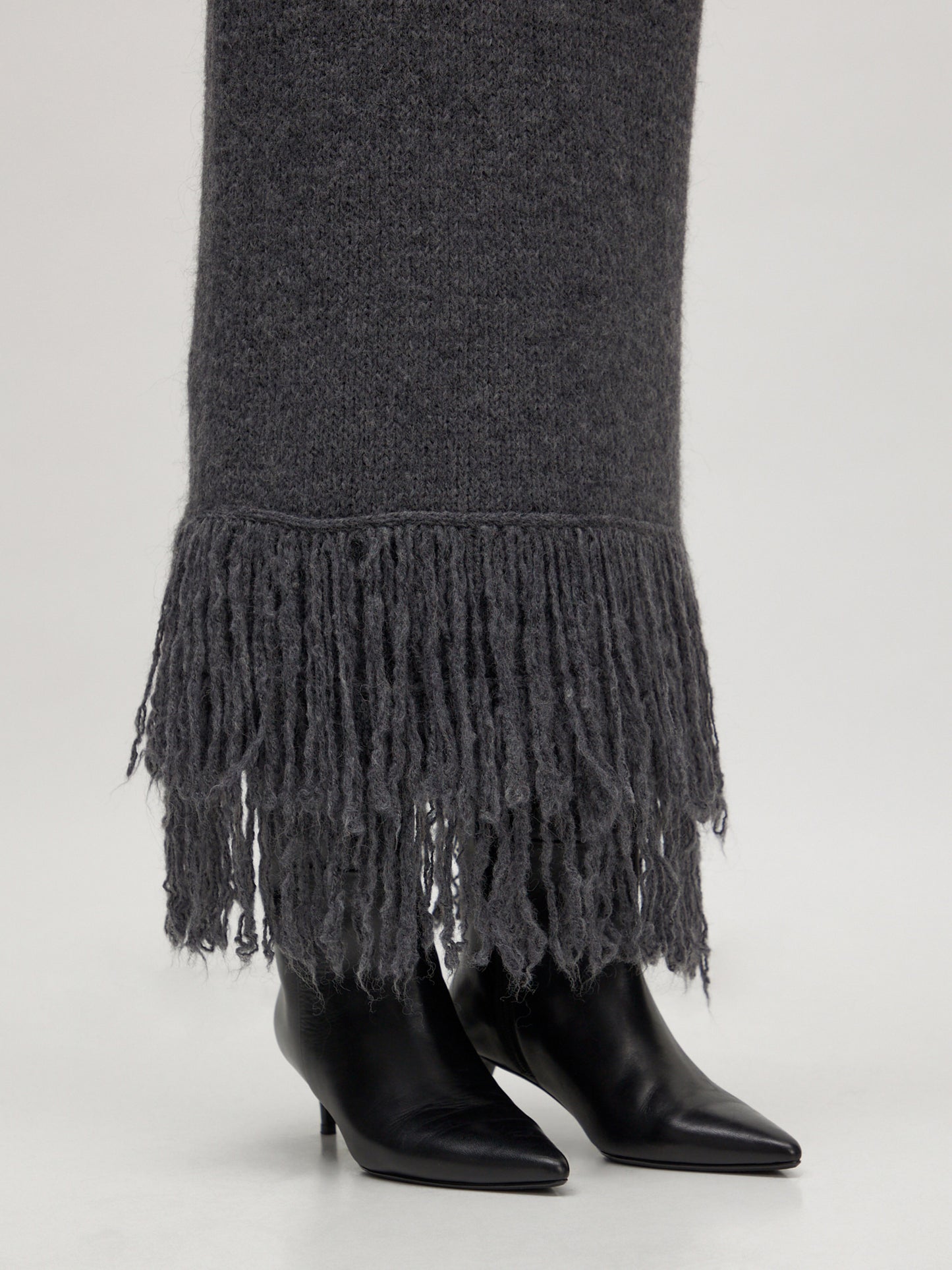 EDITED Jazlyn Alpaca Wool Skirt