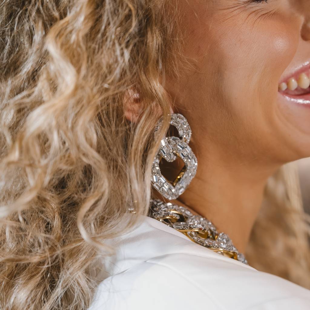 By Jolima Sparkle Crystal Earrings