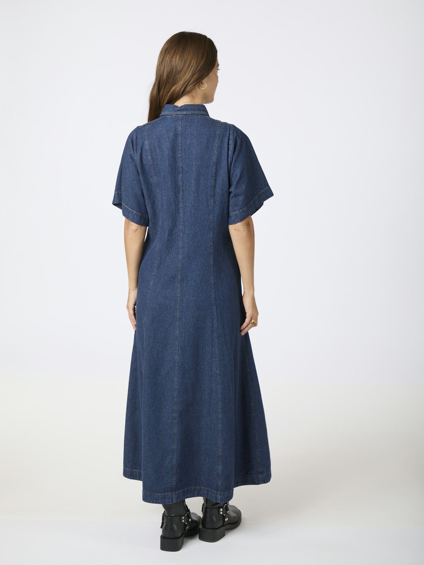 Neo Noir Balli Denim Dress