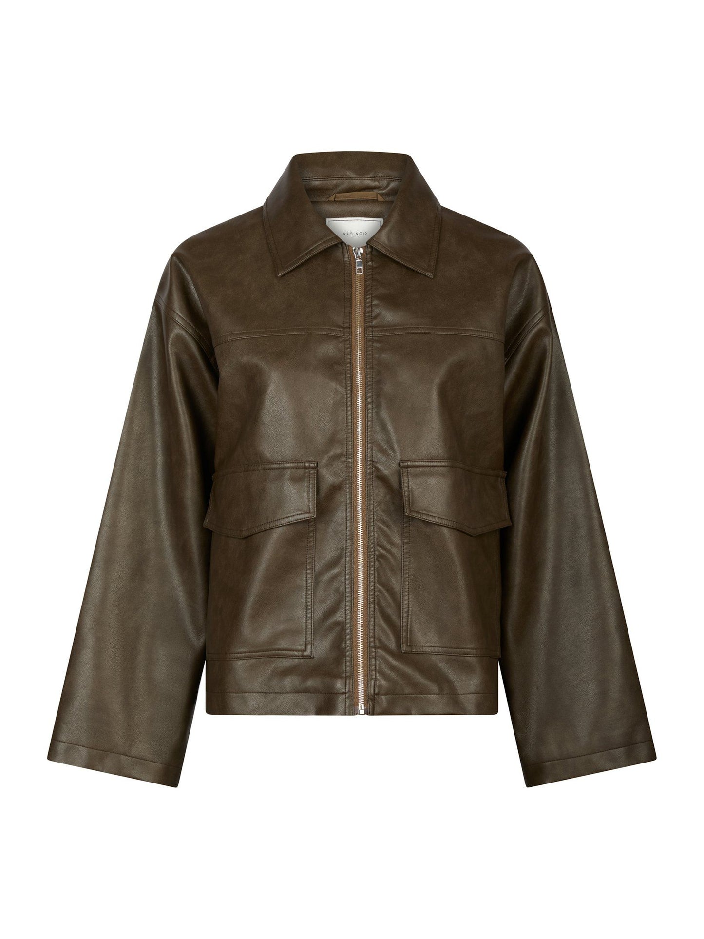 Neo Noir Titan Faux Leather Jacka