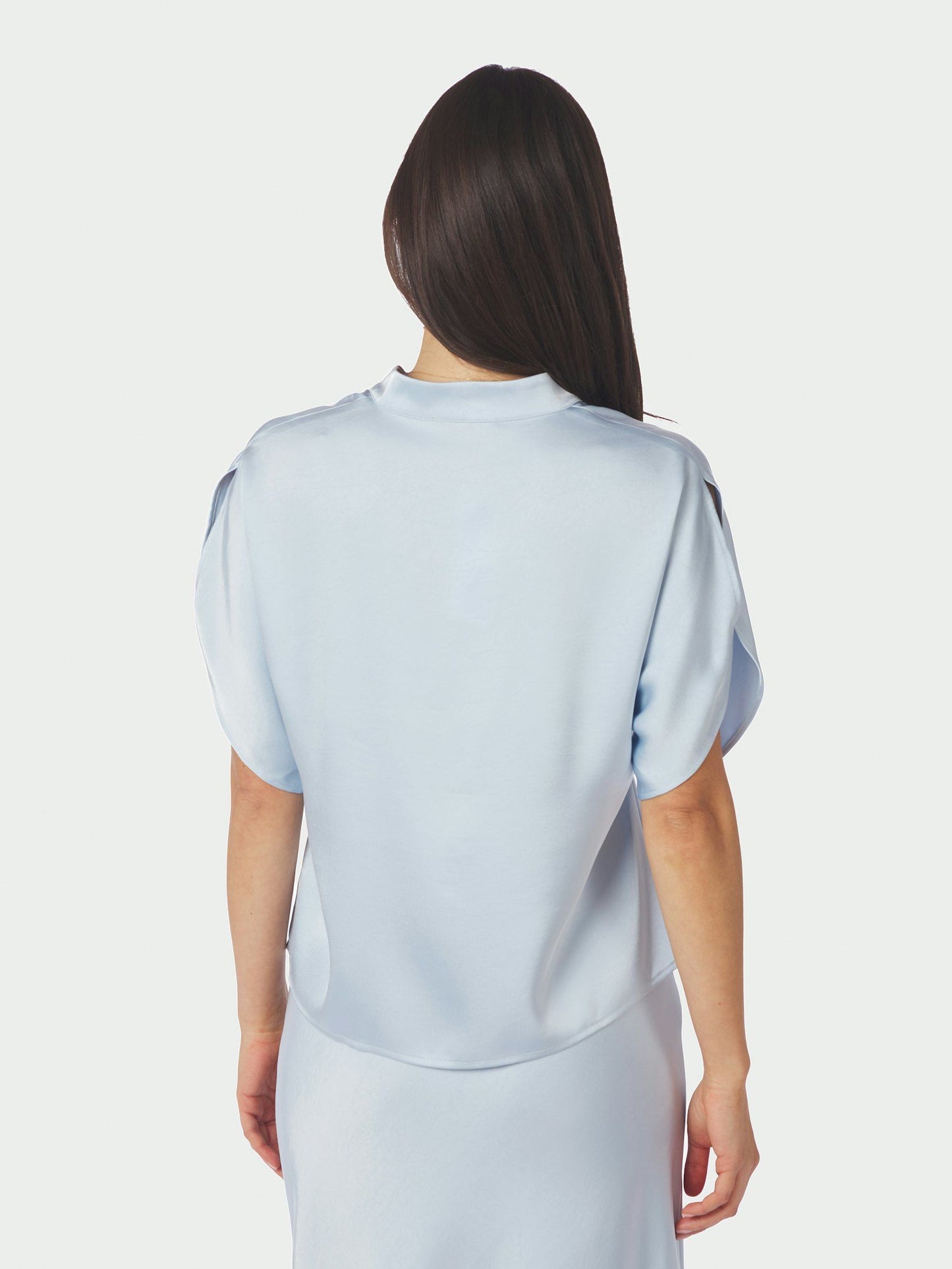 Neo Noir Anelle Heavy Sateen Blouse