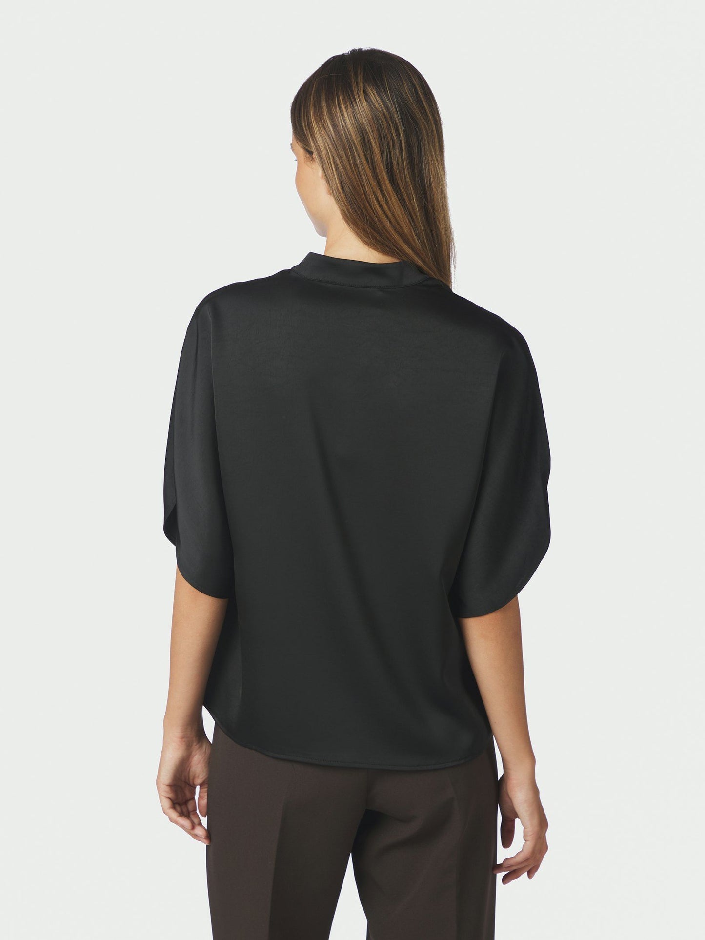 Neo Noir Anelle Sateen Blouse