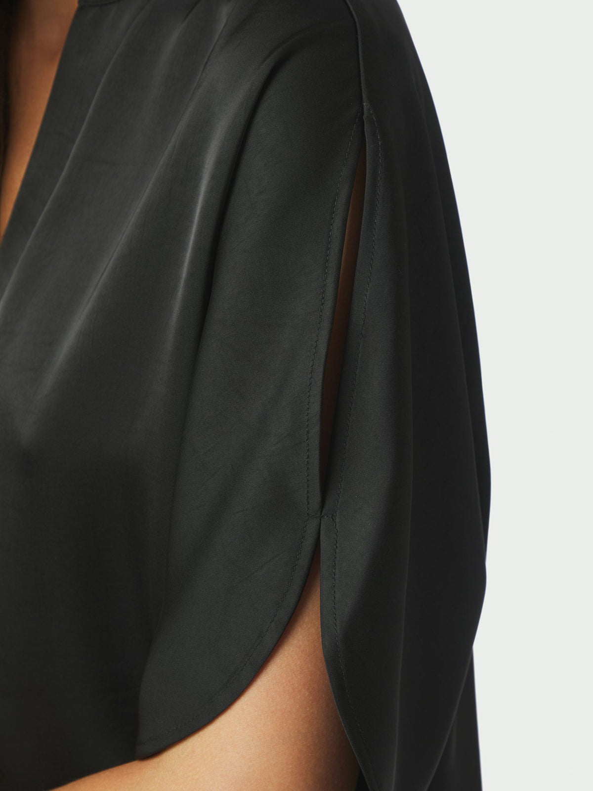 Neo Noir Anelle Sateen Blouse