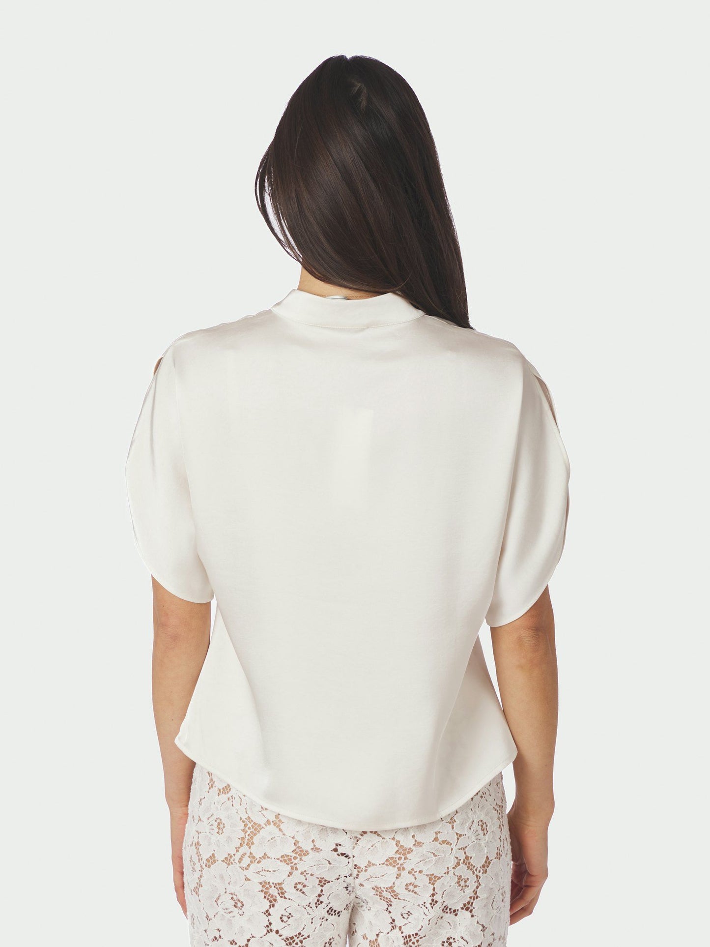 Neo Noir Anelle Heavy Sateen Blouse