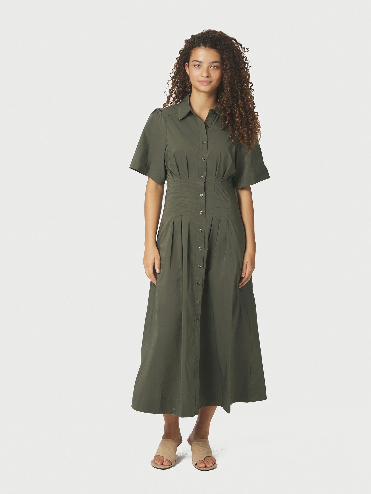Neo Noir Baia Poplin Dress