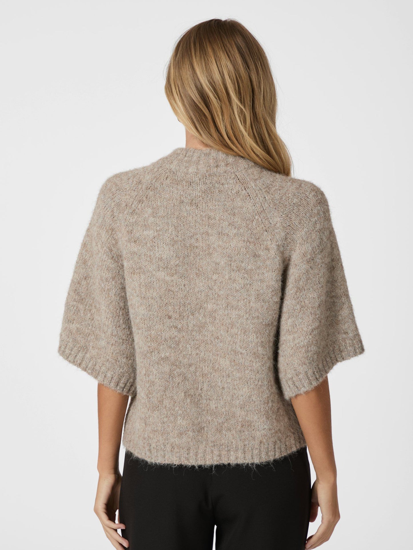 Neo Noir Benuta Fluffy Knit Cardigan