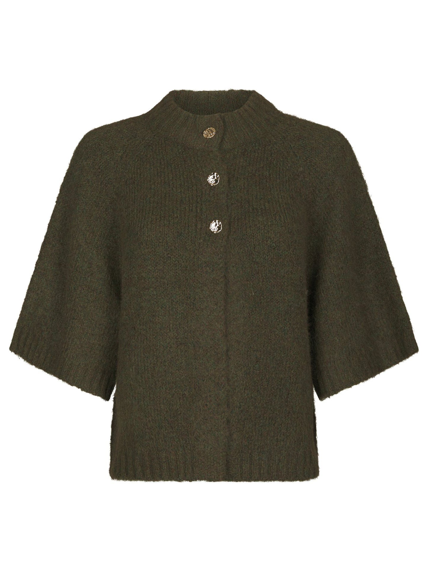 Neo Noir Benuta Fluffy Knit Cardigan