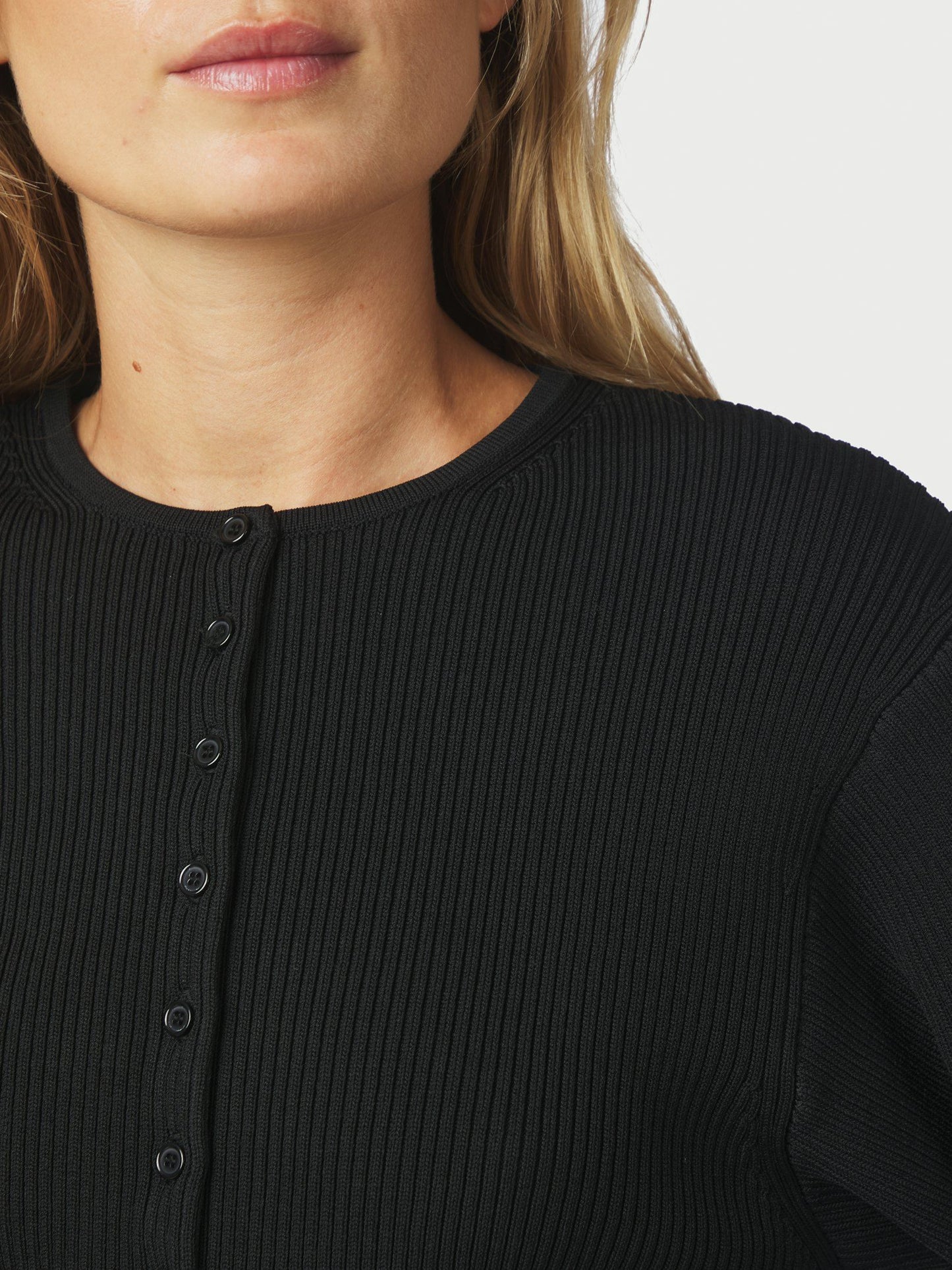 Neo Noir Briano Stitch Knit Cardigan