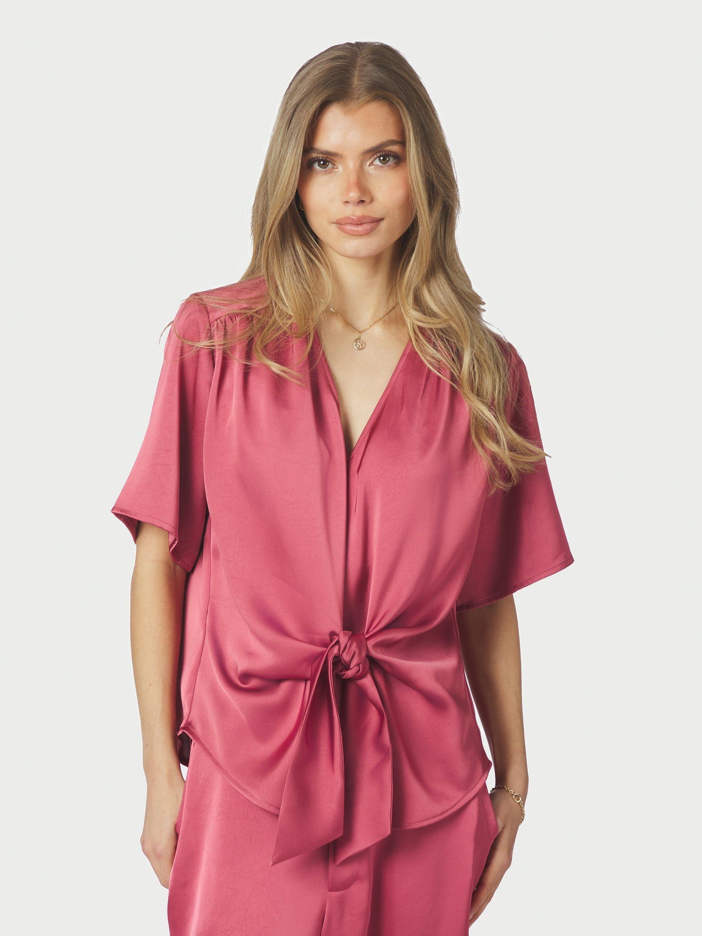 Neo Noir Casadia Heavy Sateen Blouse