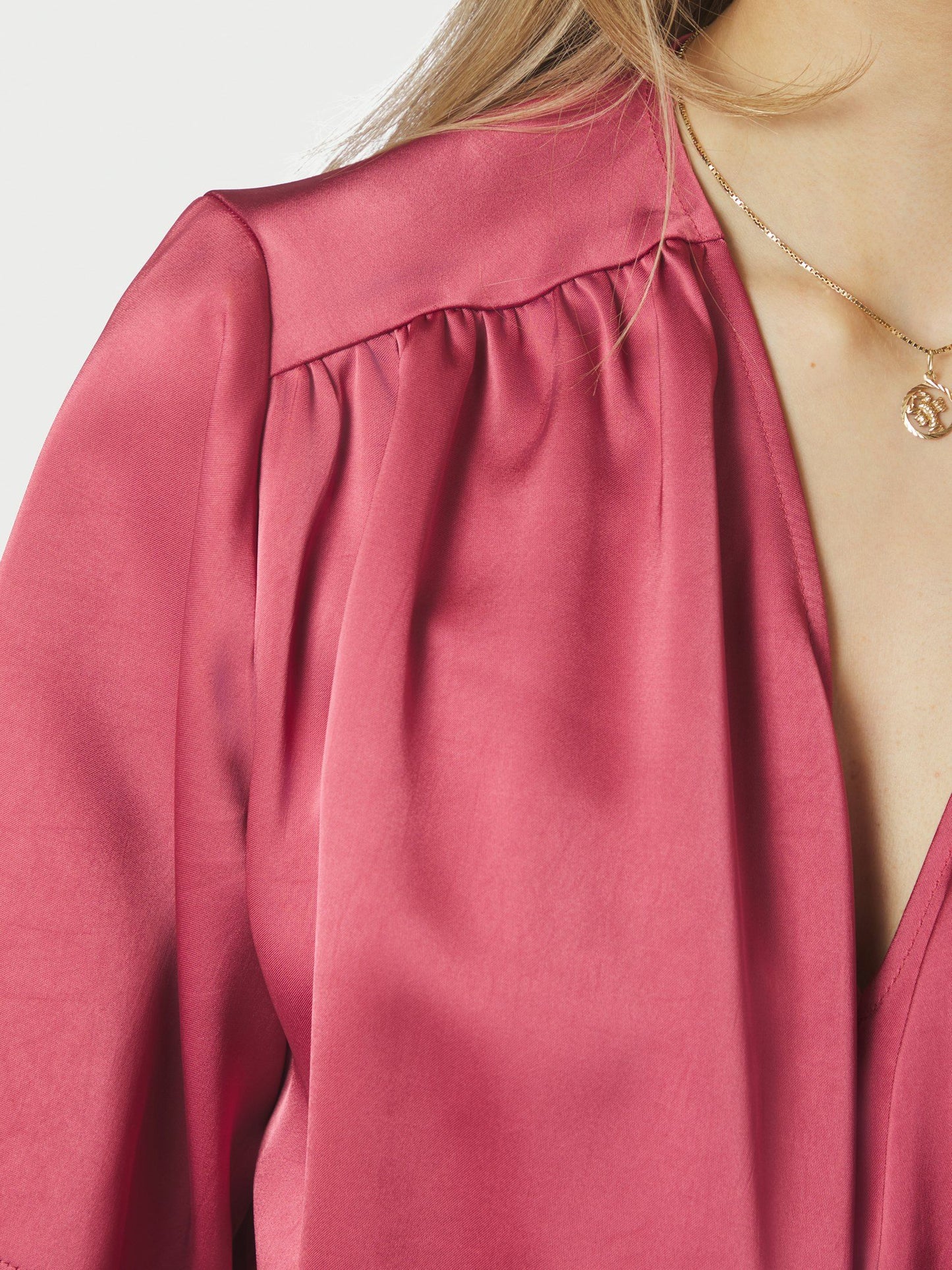 Neo Noir Casadia Heavy Sateen Blouse