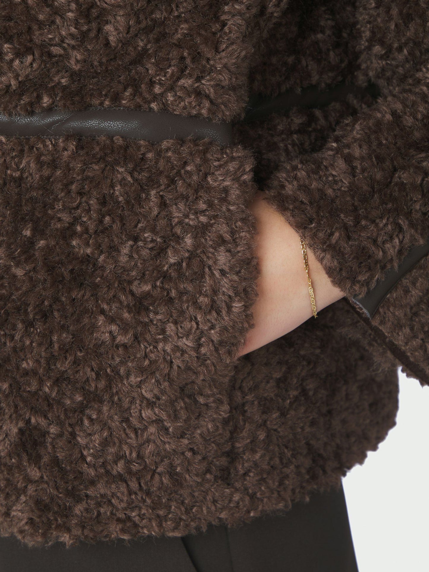 Neo Noir Castor Faux Fur Jacket