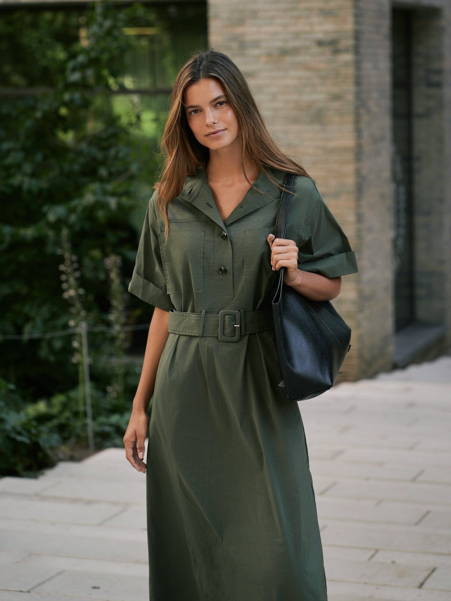 Neo Noir Cina Poplin Dress