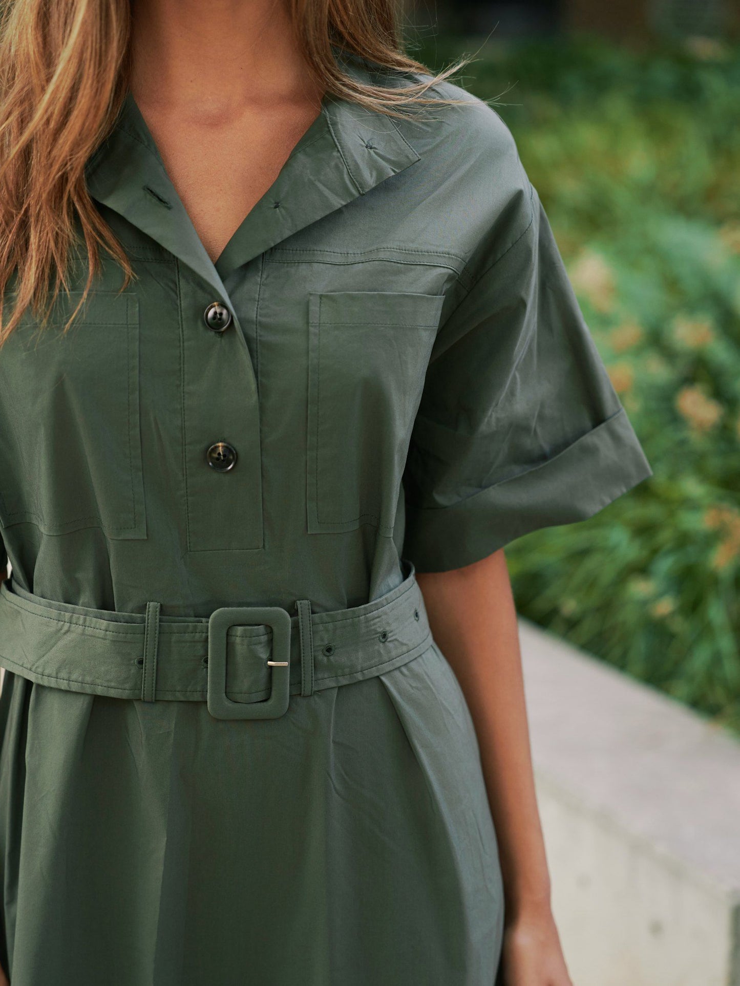 Neo Noir Cina Poplin Dress