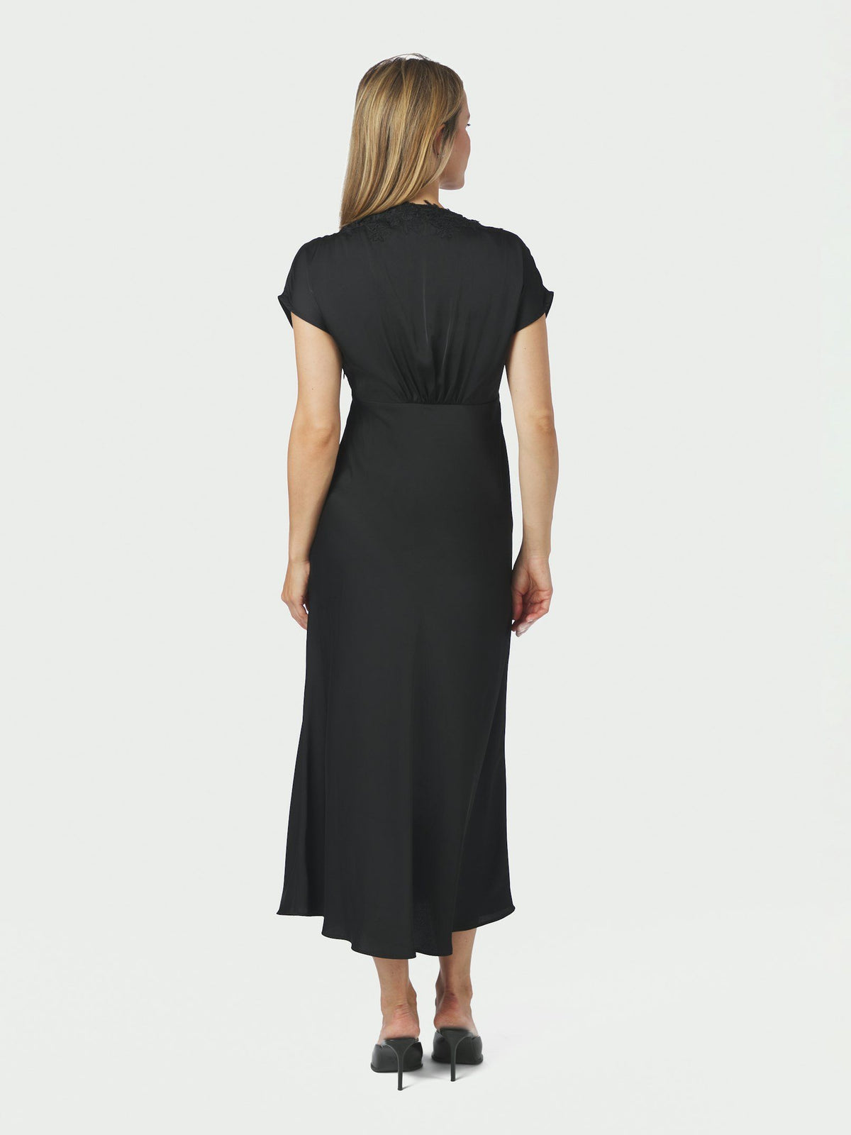 Neo Noir Clarita Sateen Dress