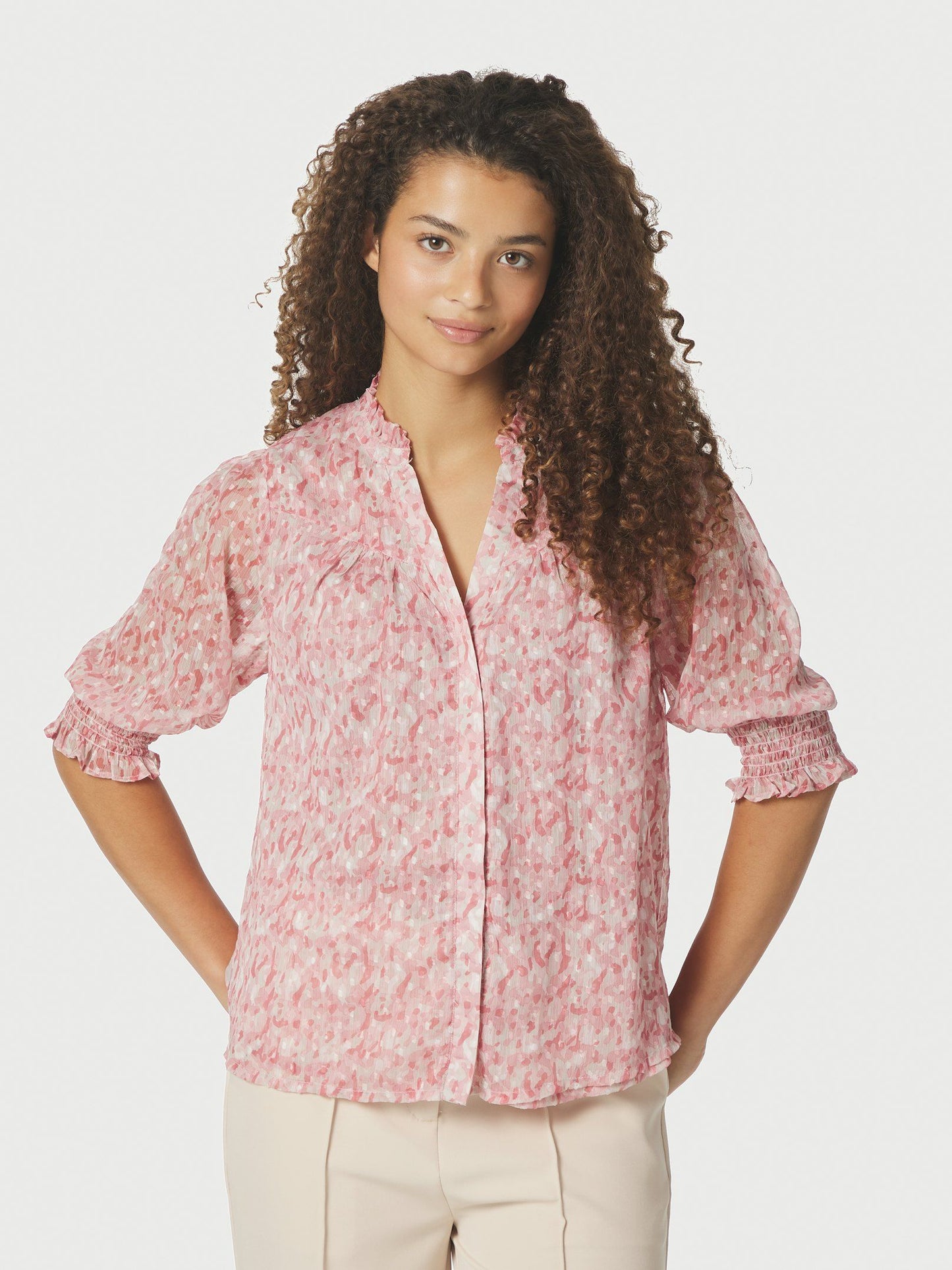 Neo Noir Diana Blurred Blouse