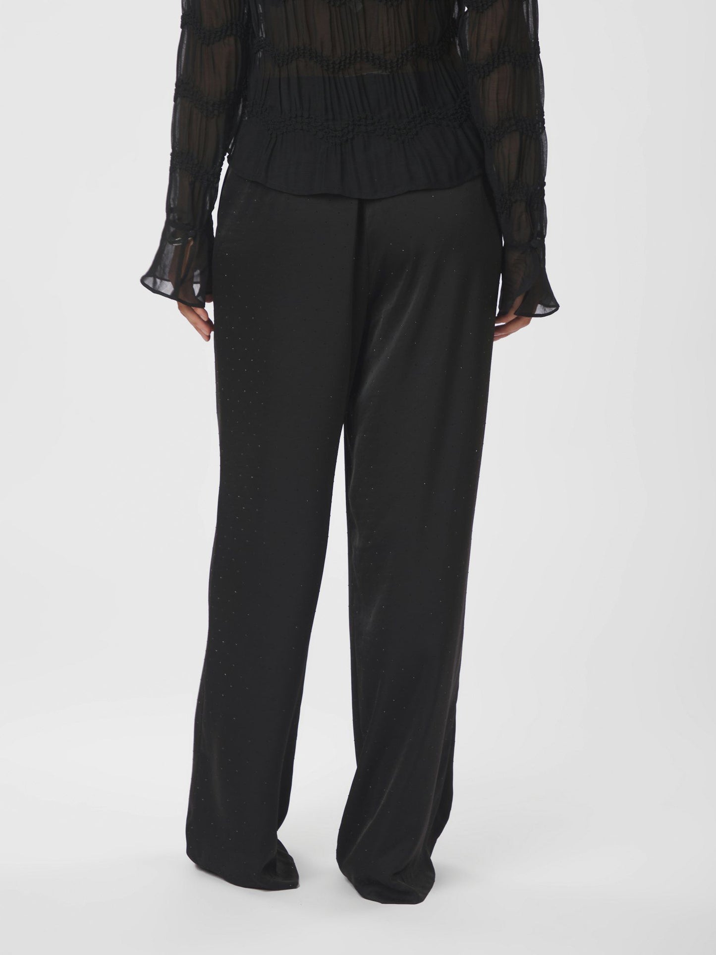 Neo Noir Emmett Sateen Bedaz Pants