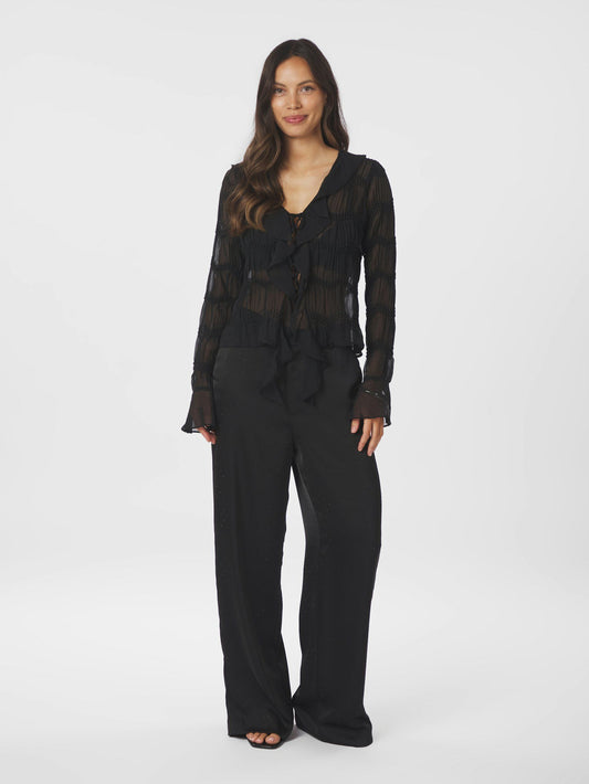 Neo Noir Emmett Sateen Bedaz Pants