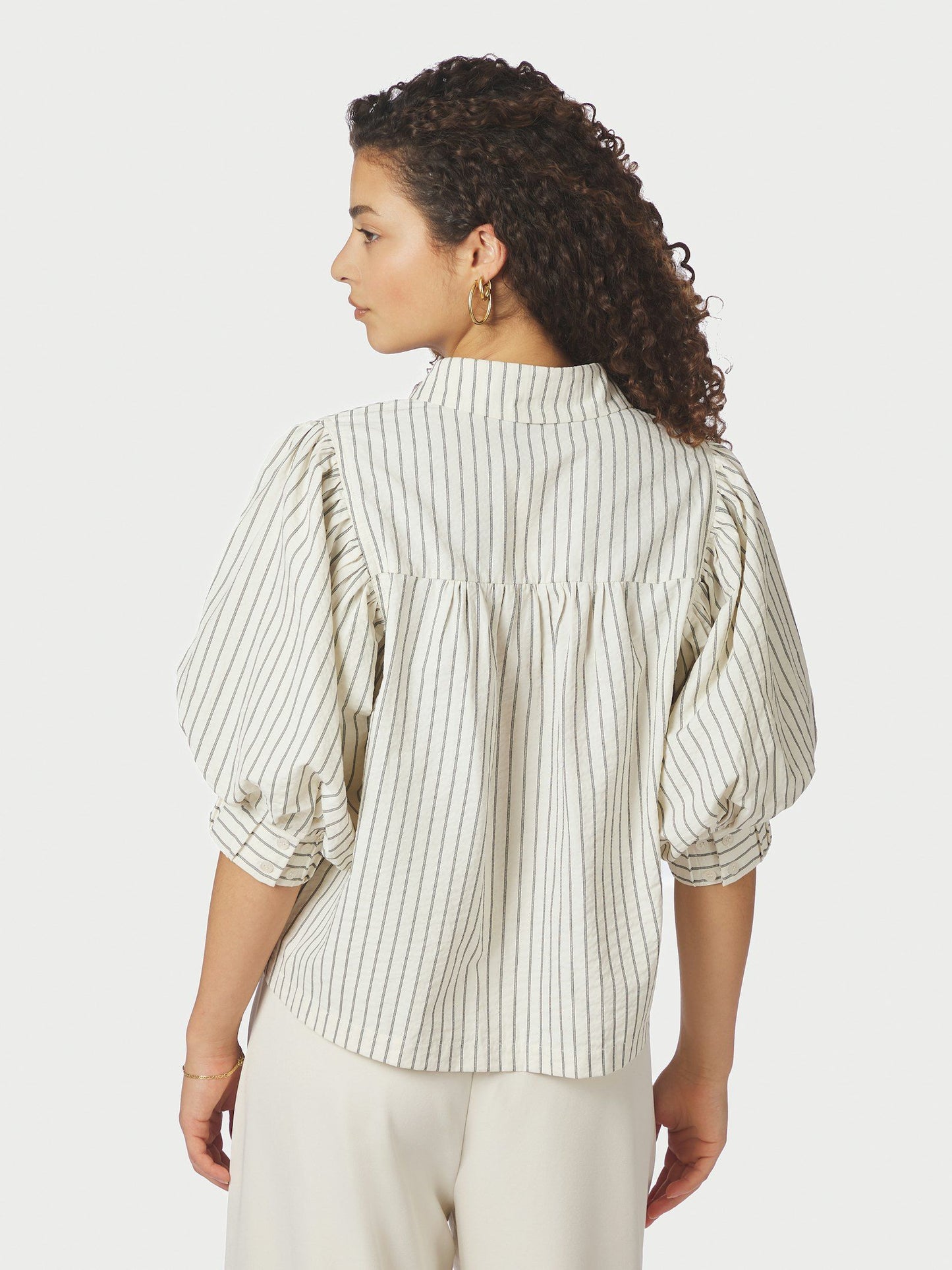 Neo Noir Etta Slim Stripe Shirt