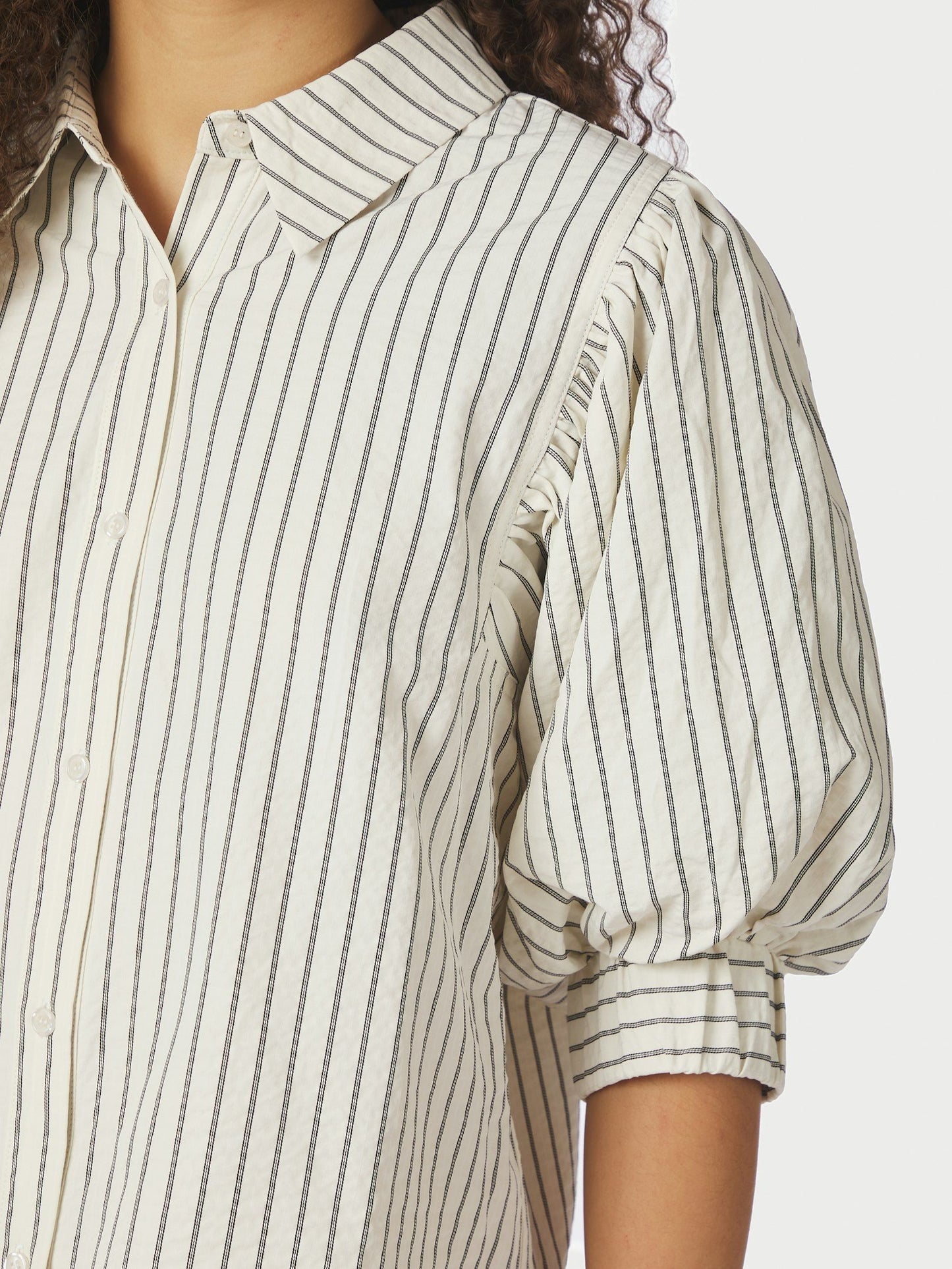 Neo Noir Etta Slim Stripe Shirt