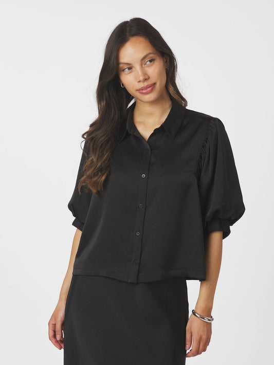 Neo Noir Etta Heavy Sateen Shirt