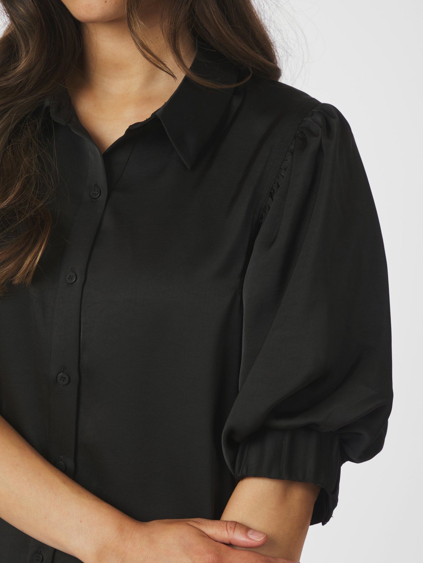 Neo Noir Etta Heavy Sateen Shirt