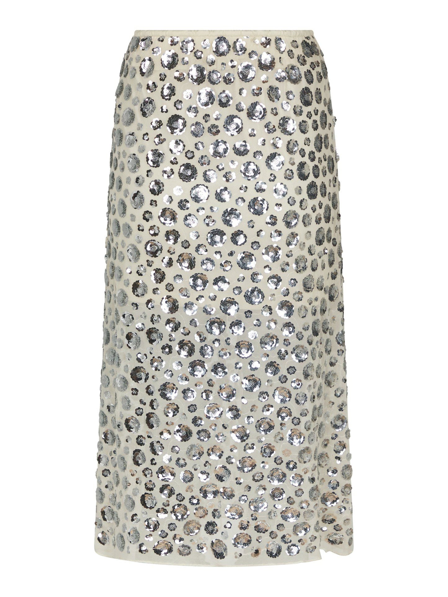 Neo Noir Gilla Flower Sequin Skirt