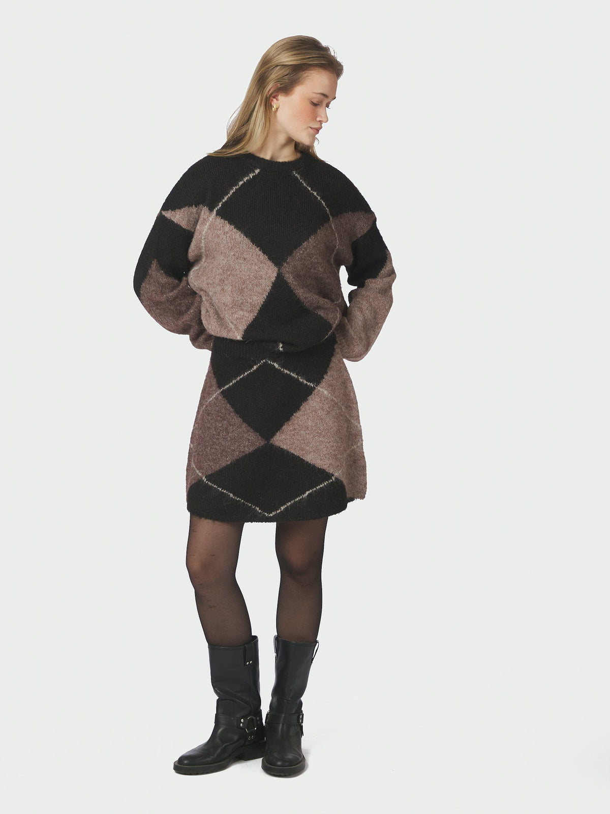 Neo Noir Gisa Knit Skirt