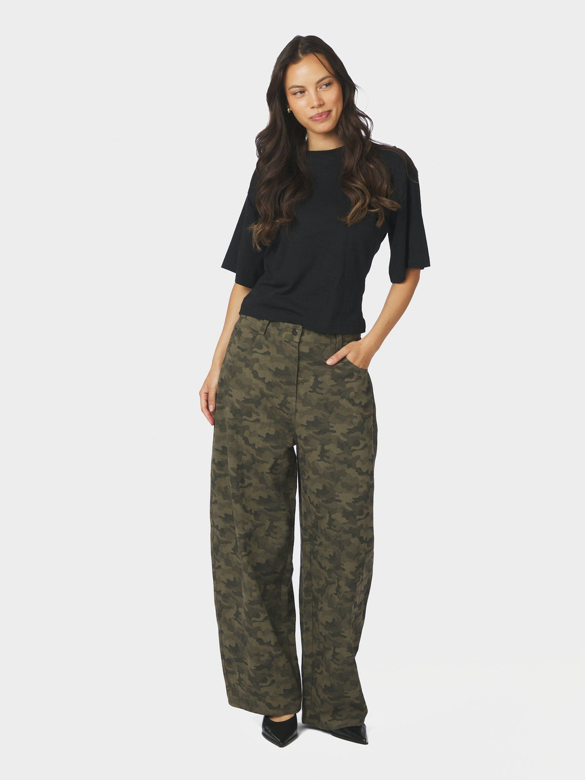 Neo Noir Haven Camo Jeans