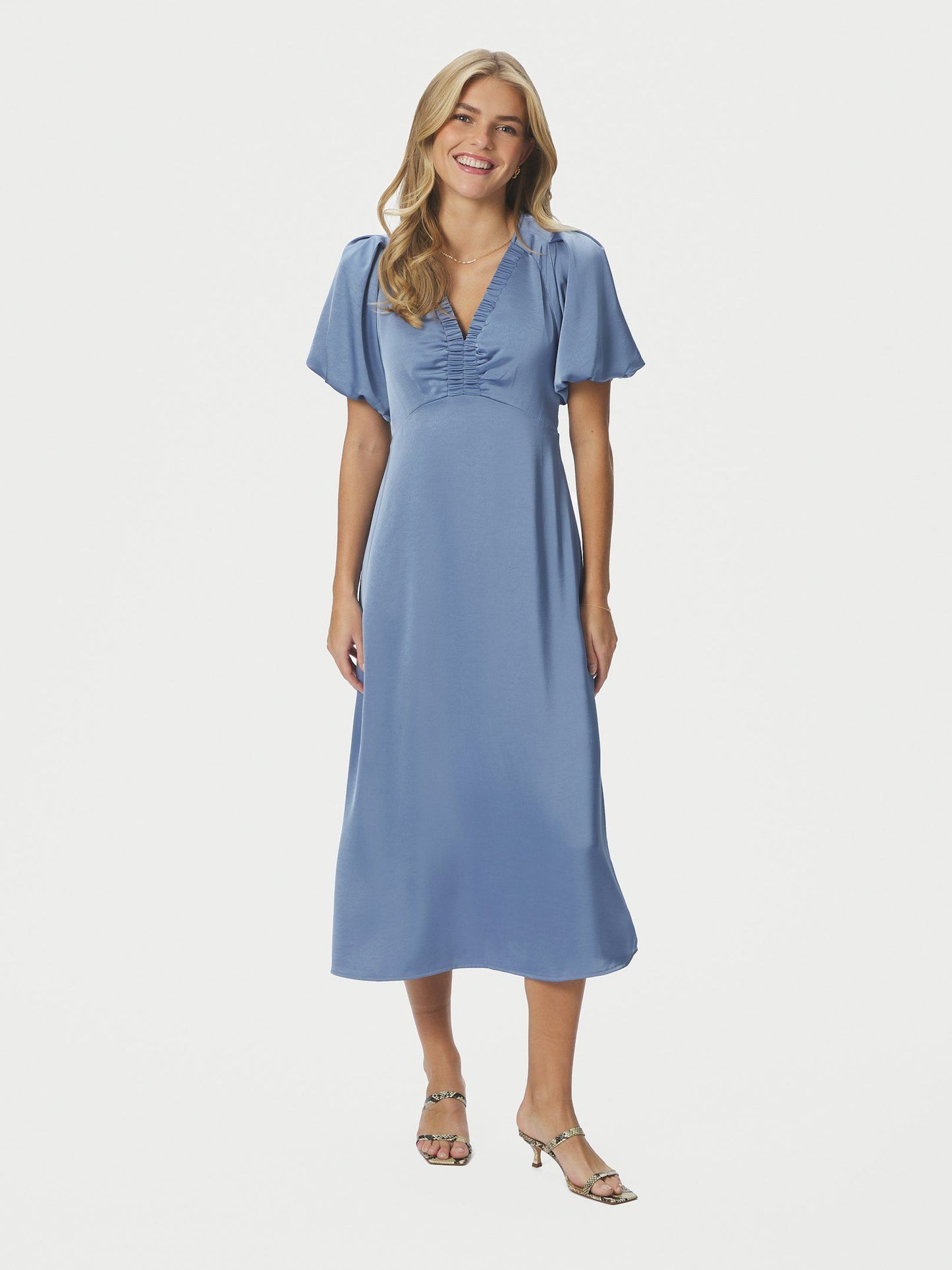 Neo Noir Illana Heavy Sateen Dress