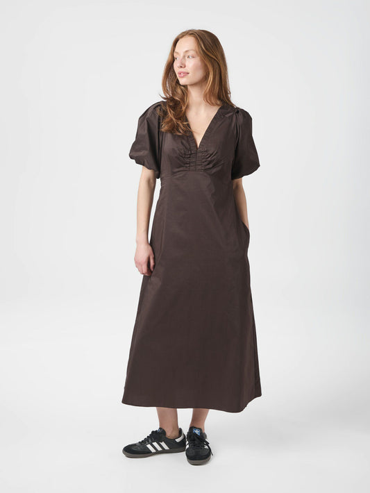 Neo Noir Illana Poplin Dress