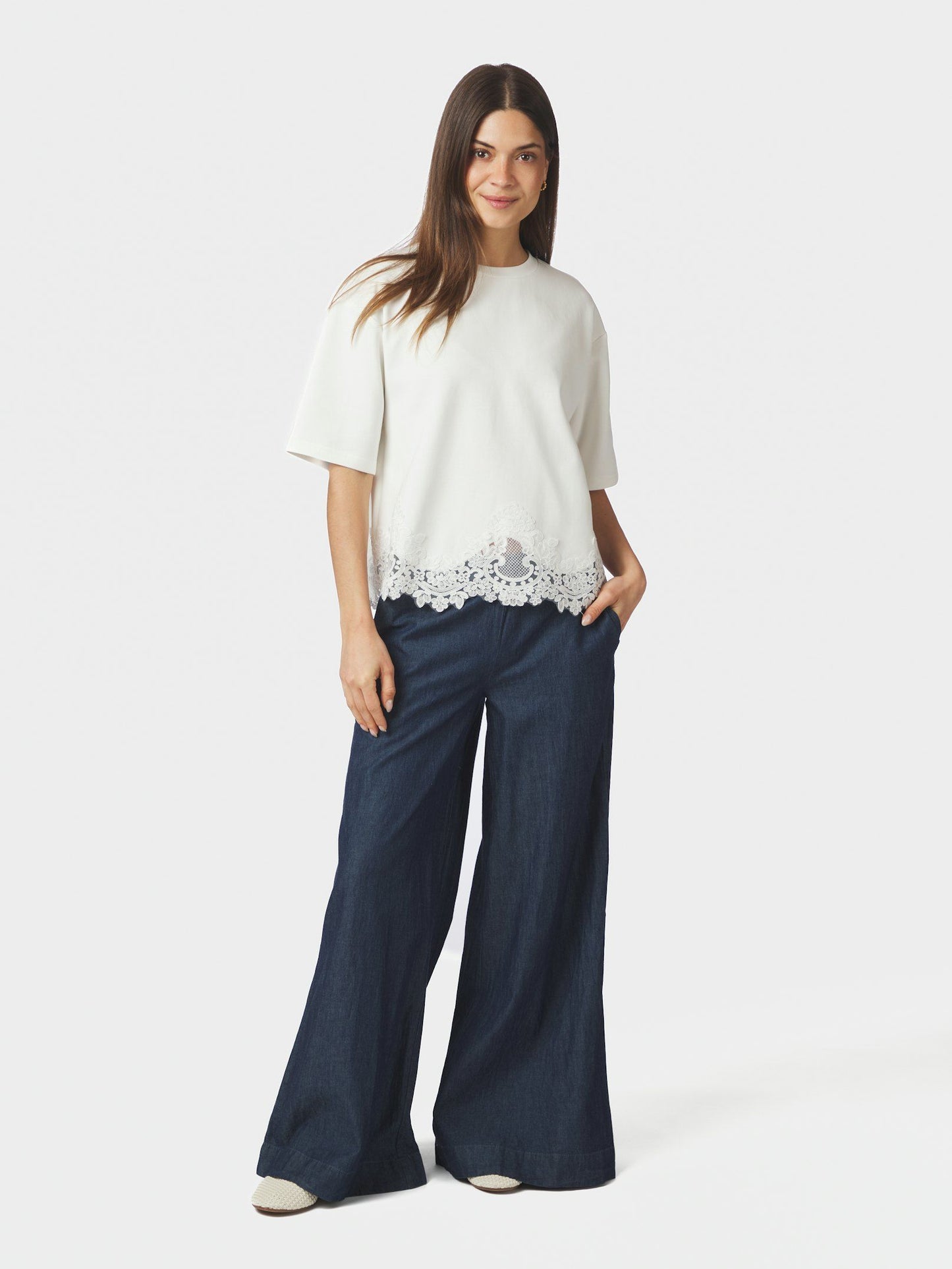 Neo Noir Iria Lace Tee