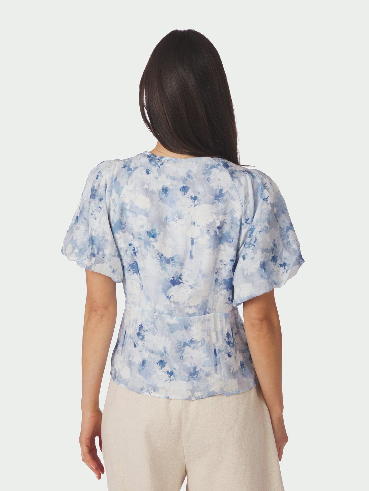 Neo Noir Irina Floral Fusion Blouse