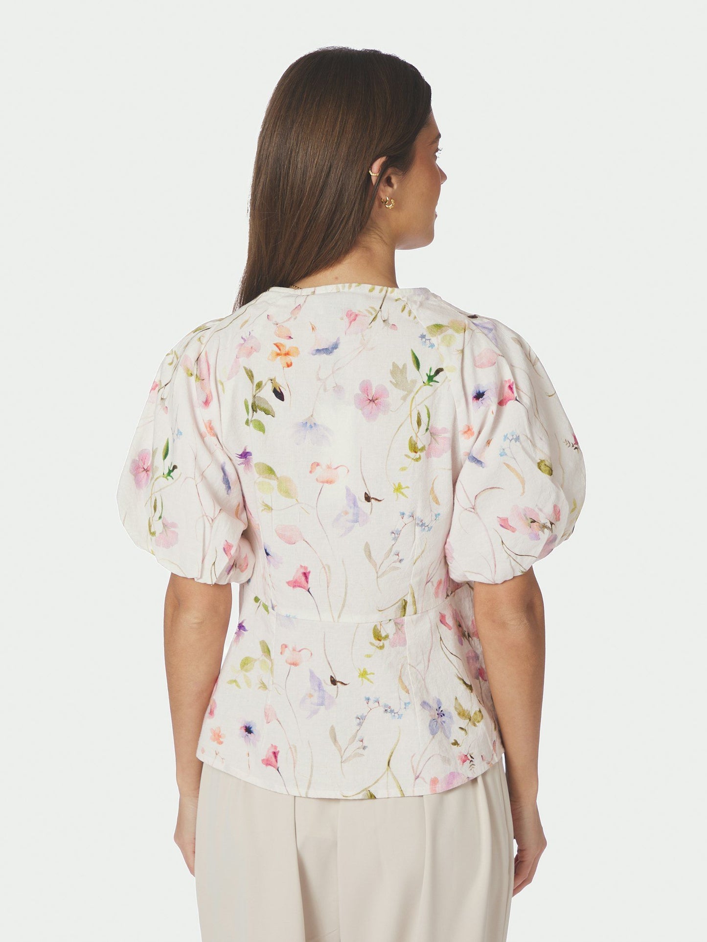 Neo Noir Irina Flower Blouse