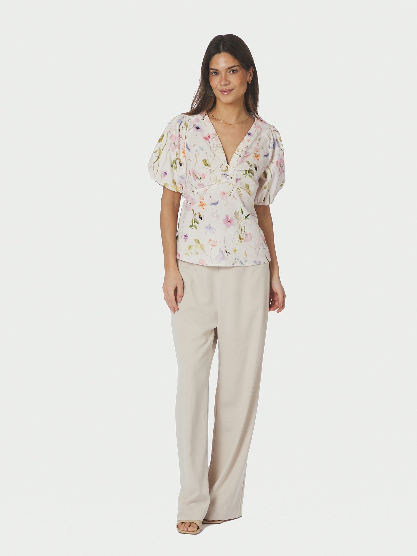 Neo Noir Irina Flower Blouse