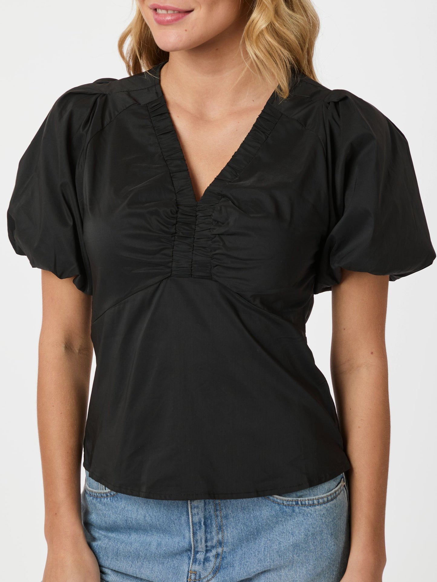 Neo Noir Irina Poplin Blouse