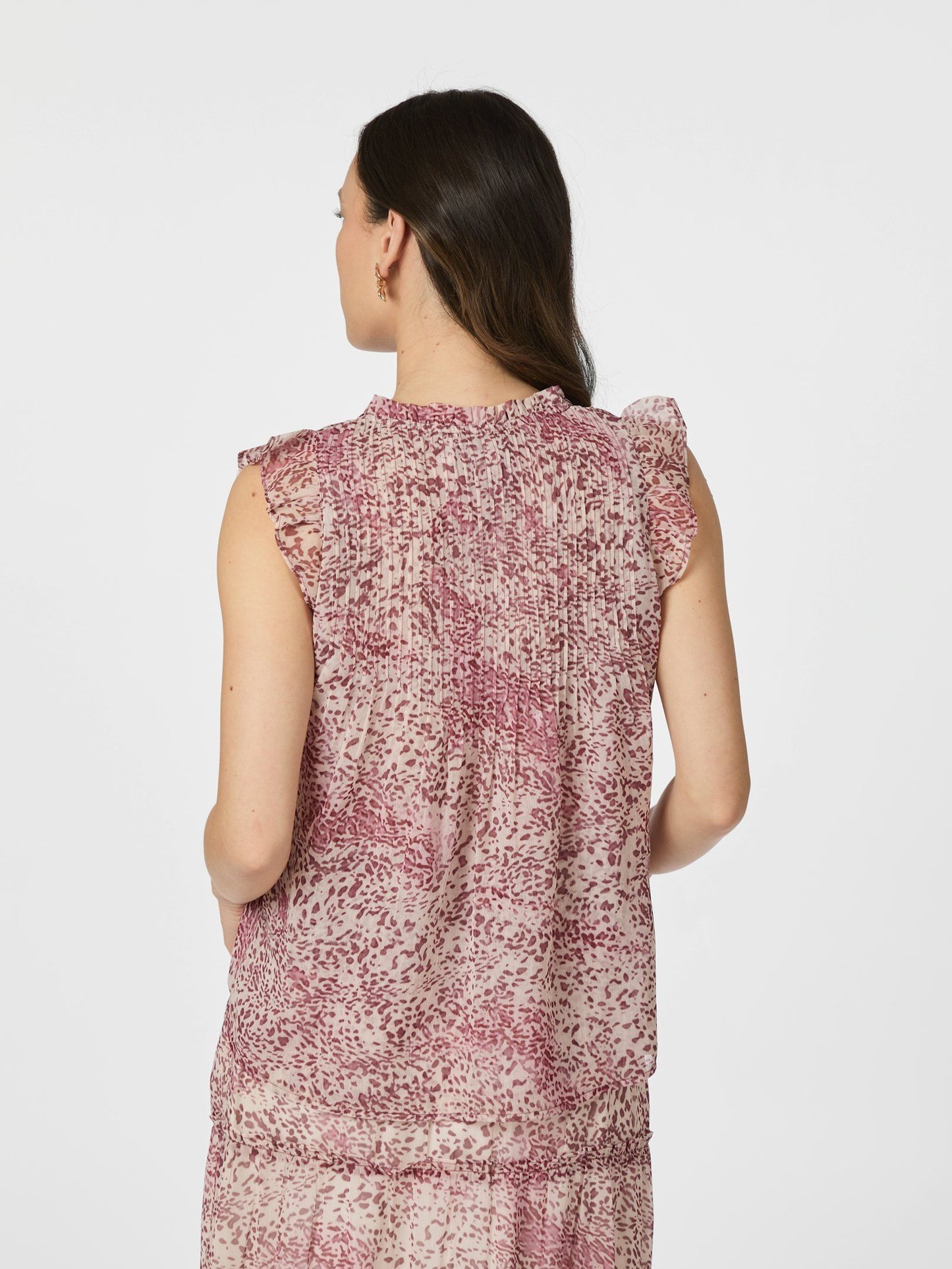 Neo Noir Izar Blur Graphic Top