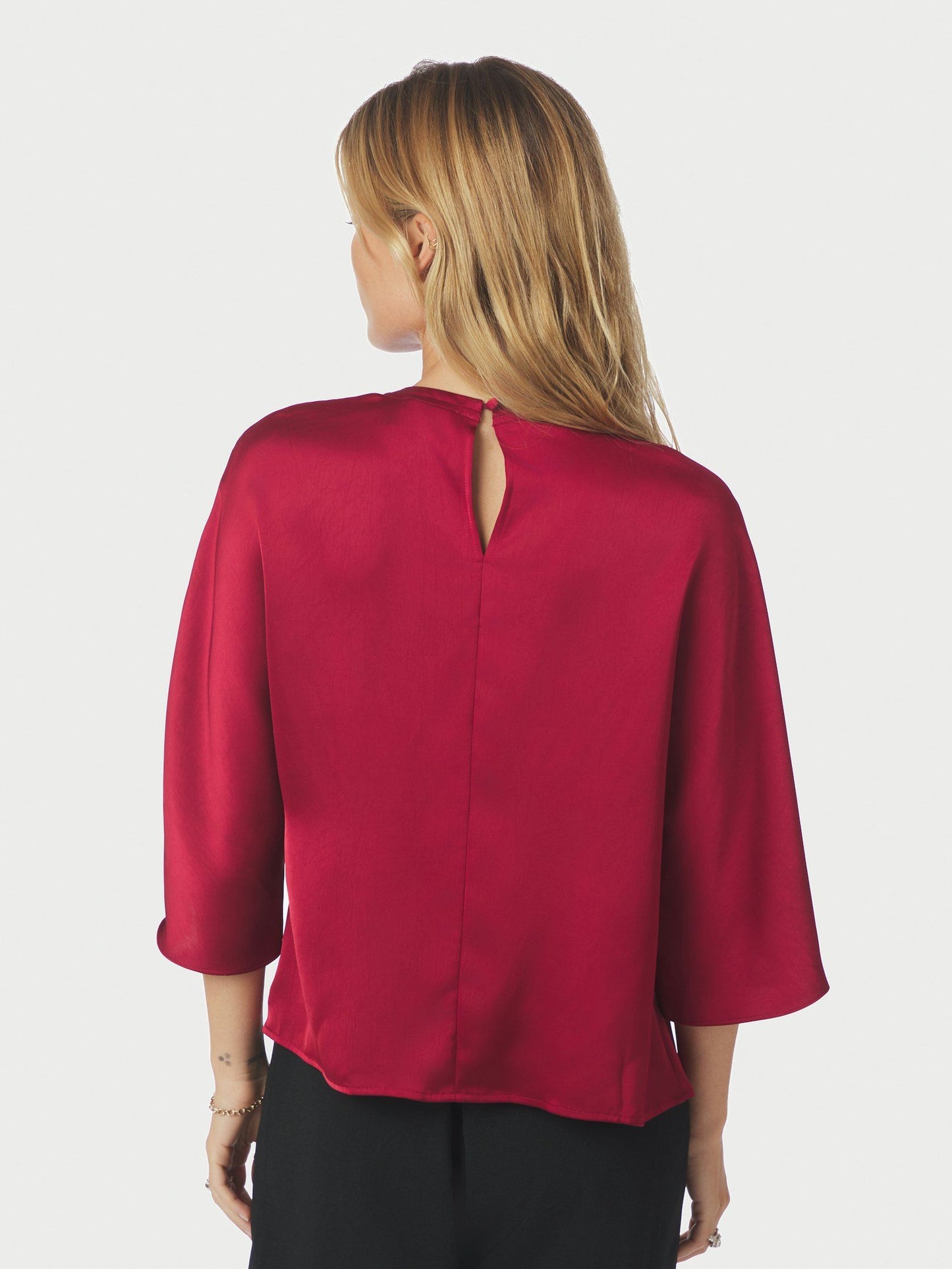 Neo Noir Liora Heavy Sateen Blouse
