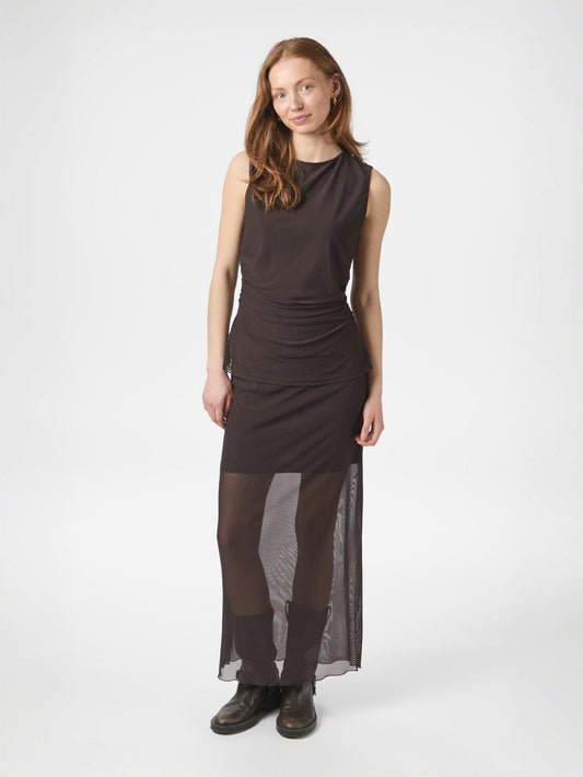 Neo Noir Marlise Mesh Skirt