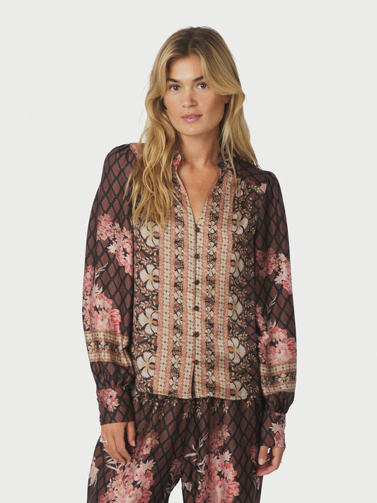 Neo Noir Massima Botanical Border Blouse